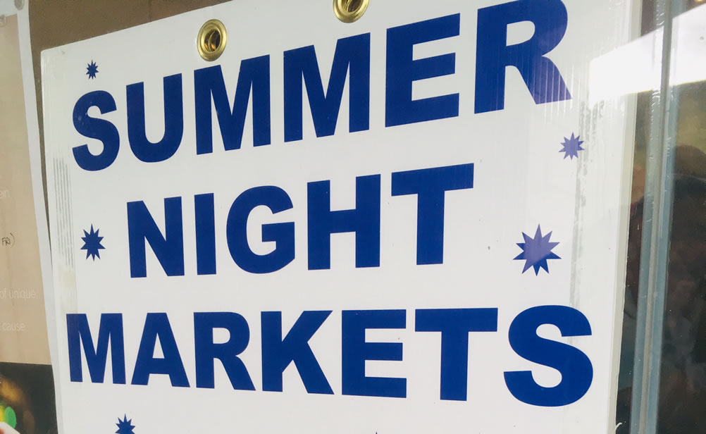 Summer night markets
